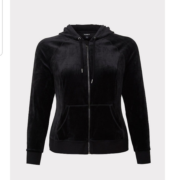 Black Velvet Hoodie and Jogger Set - Picture 6 of 6